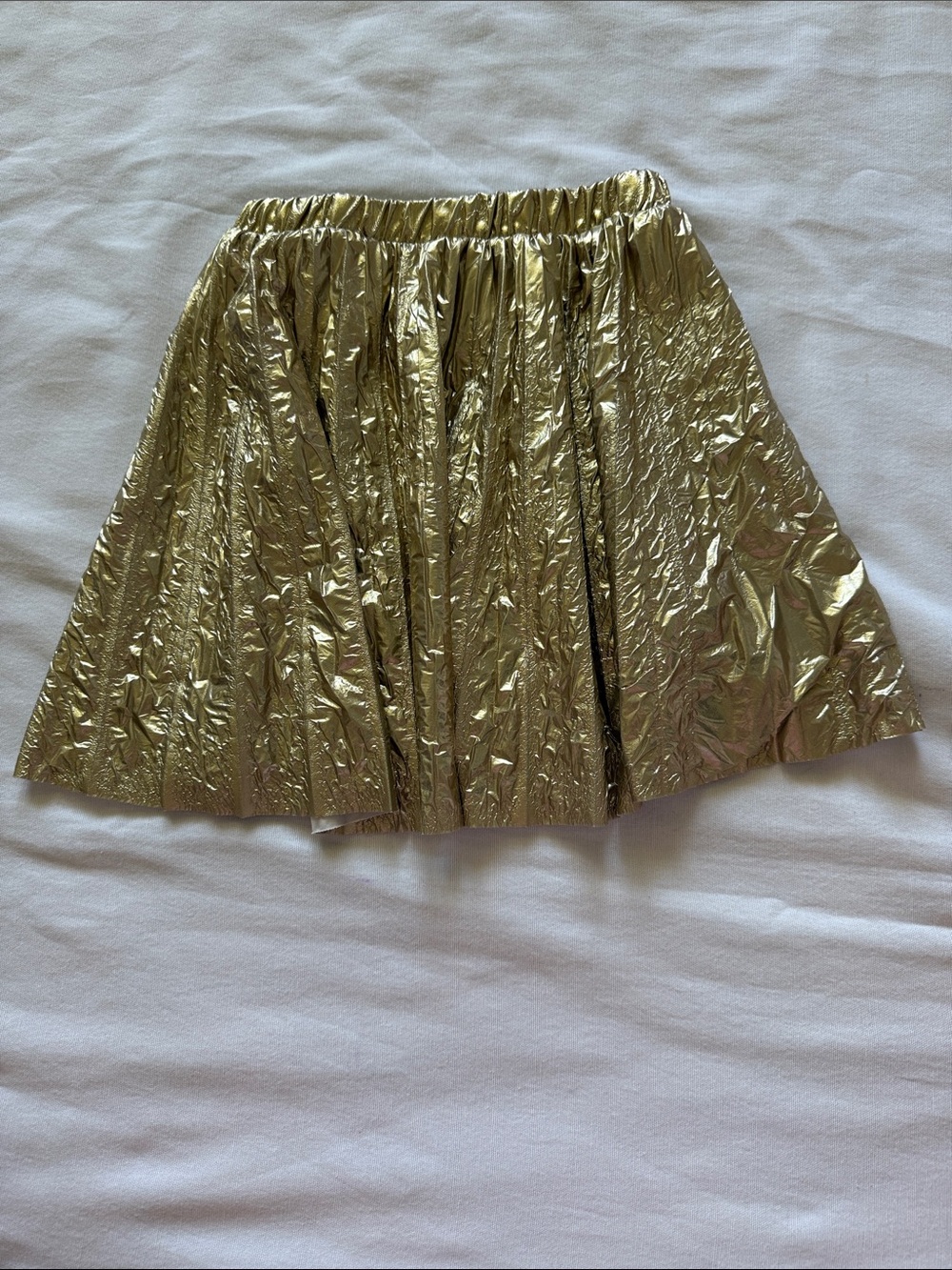 Zara Girl’s Gold Metallic Skirt